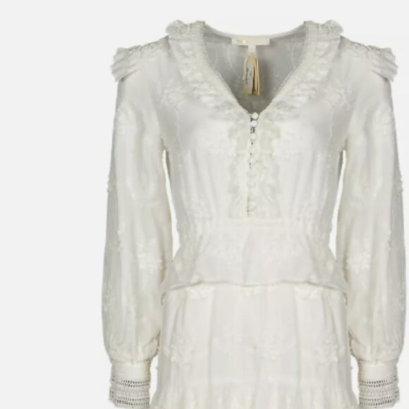 Maje Roxana Lace-Embroidered Midi Dress NEW WITH TAG! RARE SIZE EU36 - Picture 4 of 6